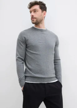 Feinstrickpullover aus reiner Baumwolle (2er-Pack)|bonprix Outlet