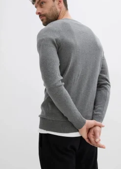 Feinstrickpullover aus reiner Baumwolle (2er-Pack)|bonprix Outlet
