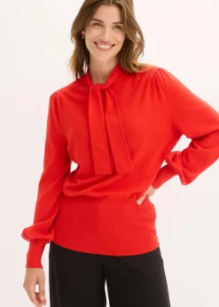 bonprix Bekleidung·Umstandsmode|Bekleidung·Jeans|Feinstrickpullover aus softem Viskose-Mix rot