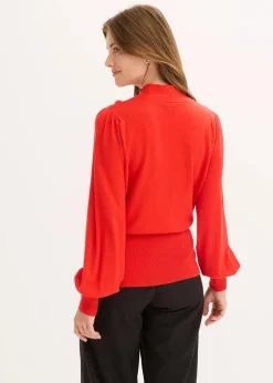 bonprix Bekleidung·Umstandsmode|Bekleidung·Jeans|Feinstrickpullover aus softem Viskose-Mix rot