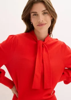 bonprix Bekleidung·Umstandsmode|Bekleidung·Jeans|Feinstrickpullover aus softem Viskose-Mix rot
