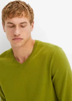 Feinstrickpullover aus weichem Baumwollmix|bonprix Online