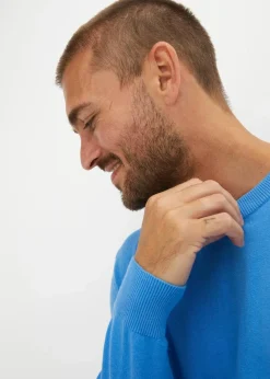 Feinstrickpullover aus weichem Baumwollmix|bonprix Clearance