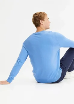 Feinstrickpullover aus weichem Baumwollmix|bonprix Online