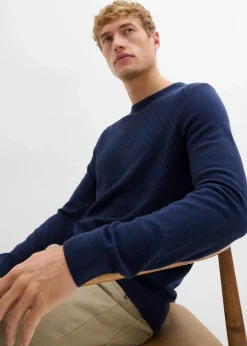 Feinstrickpullover mit edler Merinowolle|bonprix New