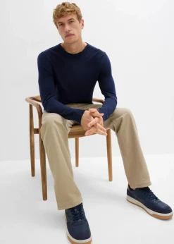 Feinstrickpullover mit edler Merinowolle|bonprix New