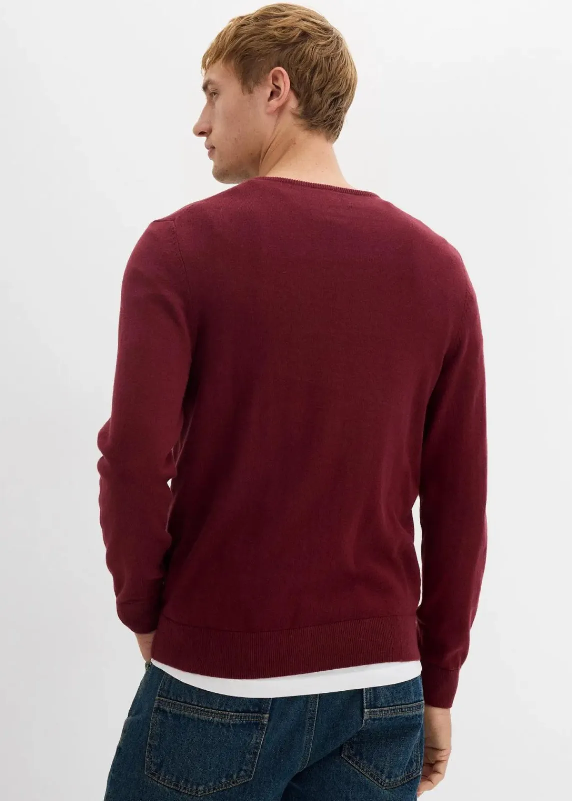 Feinstrickpullover mit edler Merinowolle|bonprix Online