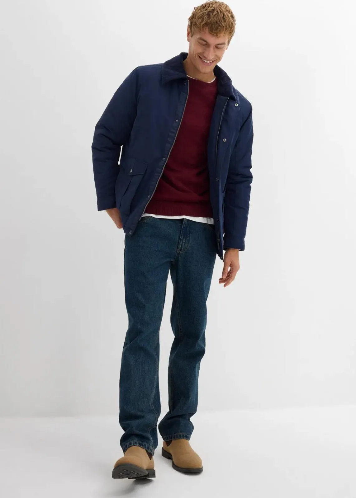 Feinstrickpullover mit edler Merinowolle|bonprix Online