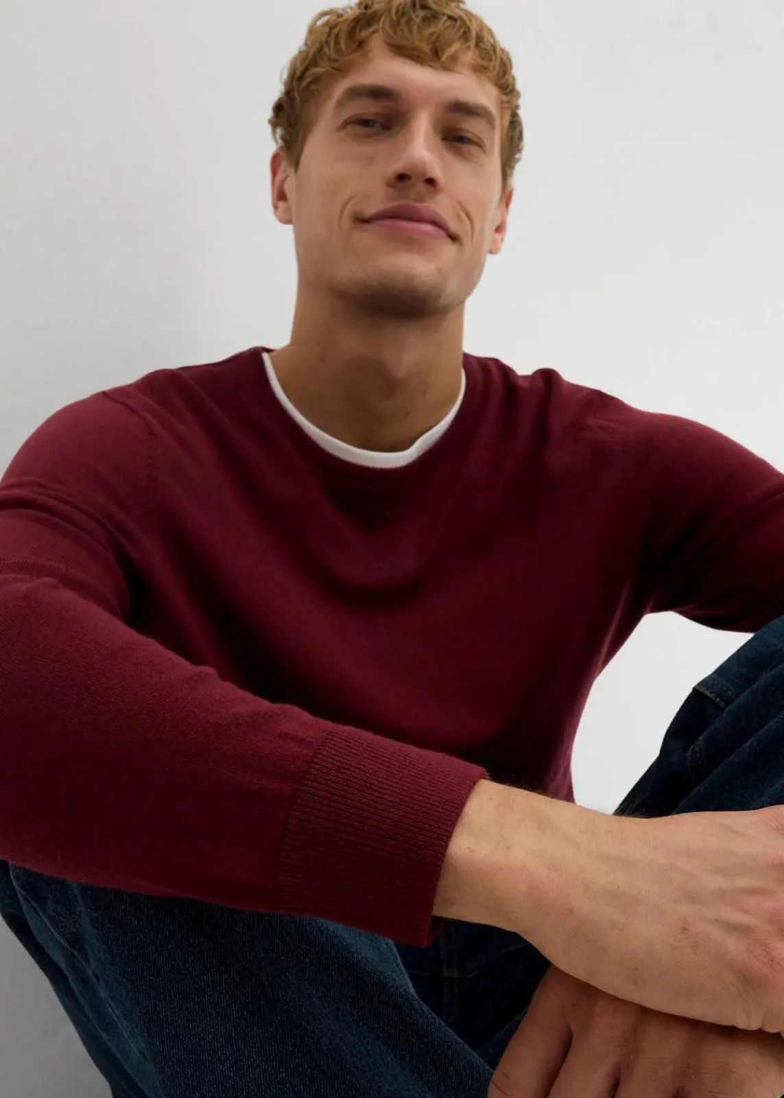 Feinstrickpullover mit edler Merinowolle|bonprix Online