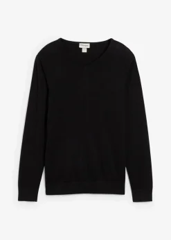 Feinstrickpullover mit edler Merinowolle|bonprix Sale