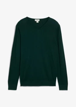 Feinstrickpullover mit edler Merinowolle|bonprix Outlet