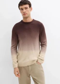 Feinstrickpullover mit Farbverlauf|bonprix Outlet