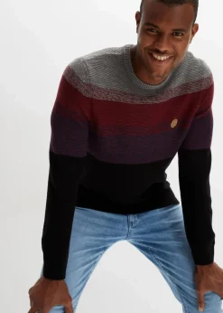Feinstrickpullover mit Farbverlauf|bonprix