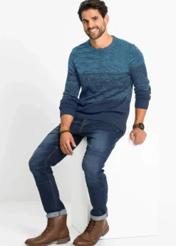 Feinstrickpullover mit Komfortschnitt aus weichem Baumwollmix|bonprix Hot