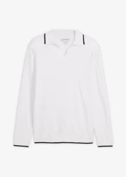 Feinstrickpullover mit Kontrastdetails|bonprix Sale