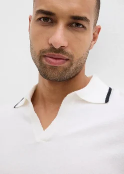 Feinstrickpullover mit Kontrastdetails|bonprix Sale