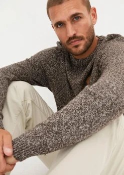 Feinstrickpullover mit reiner Baumwolle|bonprix