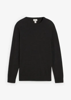 Feinstrickpullover mit reiner Baumwolle|bonprix Outlet
