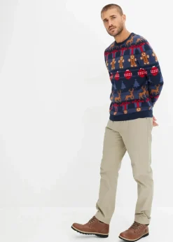 Feinstrickpullover mit Weihnachtsmotiv|bonprix Hot