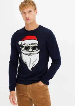 Feinstrickpullover mit Weihnachtsmotiv|bonprix Sale