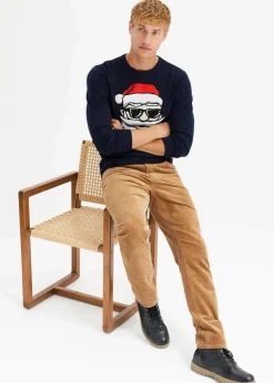 Feinstrickpullover mit Weihnachtsmotiv|bonprix Sale