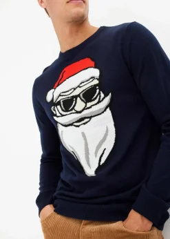 Feinstrickpullover mit Weihnachtsmotiv|bonprix Sale