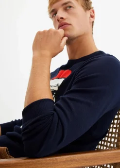 Feinstrickpullover mit Weihnachtsmotiv|bonprix Sale