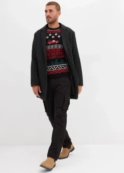 Feinstrickpullover mit Weihnachtsmotiv|bonprix Hot