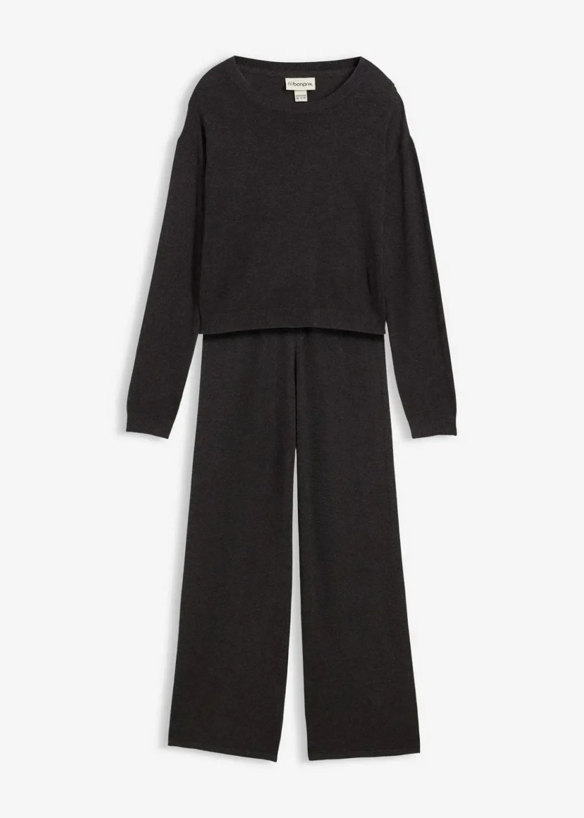 Feinstrickpullover und Strickhose aus softem Viskose Mix (2-tlg.Set)|bonprix Online