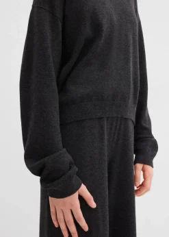 Feinstrickpullover und Strickhose aus softem Viskose Mix (2-tlg.Set)|bonprix Online