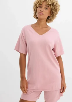 Feinstrickshirt mit Leinen|bonprix