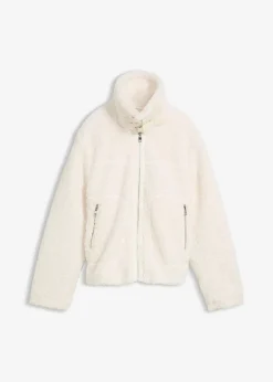 Fellimitat-Jacke aus Teddyfleece|bonprix Online