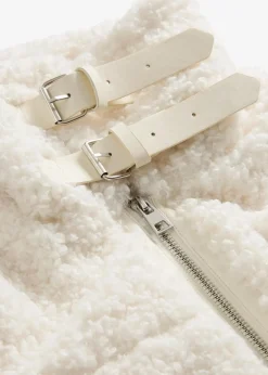 Fellimitat-Jacke aus Teddyfleece|bonprix Online