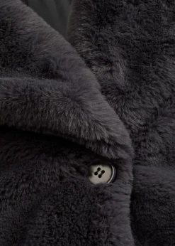 Fellimitat-Mantel|bonprix Clearance