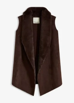 Fellimitat-Weste|bonprix Clearance