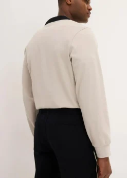 bonprix Große Größen|Shorts|Feste Stretch-Schlupfbermuda, Loose Fit schwarz