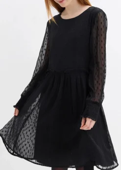 bonprix Mädchen 9-16 Jahre·Kleider & Jumpsuits|Festliches Mädchen Kleid schwarz