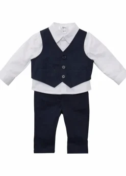 Festliches 3-teiliges Set aus reiner Baumwolle (3-tlg. Set)|bonprix Online