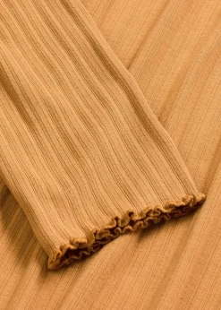 bonprix Shirts & Tops|Figurbetontes Rippshirt haselnuss