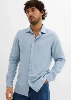 Flanell-Businesshemd aus reiner Baumwolle, Slim Fit|bonprix Best