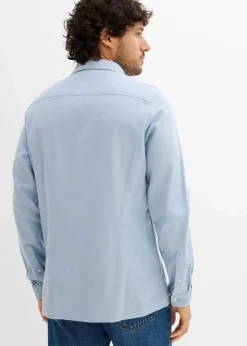 Flanell-Businesshemd aus reiner Baumwolle, Slim Fit|bonprix Best