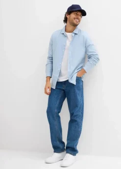 Flanell-Businesshemd aus reiner Baumwolle, Slim Fit|bonprix Best