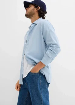 Flanell-Businesshemd aus reiner Baumwolle, Slim Fit|bonprix Best