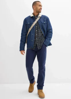 bonprix Große Größen|Hemden|Flanell-Hemd dunkelanthrazit kariert