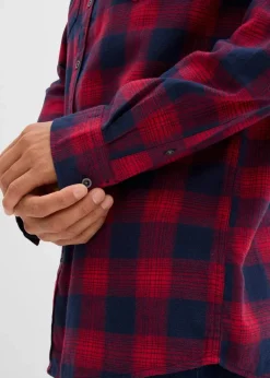 Flanellhemd aus reiner Baumwolle|bonprix Outlet