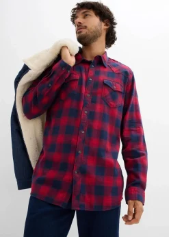 Flanellhemd aus reiner Baumwolle|bonprix Outlet