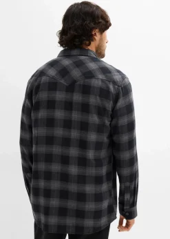 Flanellhemd aus reiner Baumwolle|bonprix Clearance