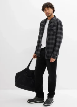 Flanellhemd aus reiner Baumwolle|bonprix Clearance