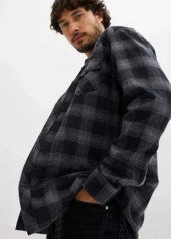 Flanellhemd aus reiner Baumwolle|bonprix Clearance