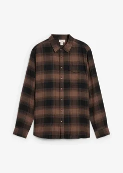 Flanellhemd aus reiner Baumwolle|bonprix